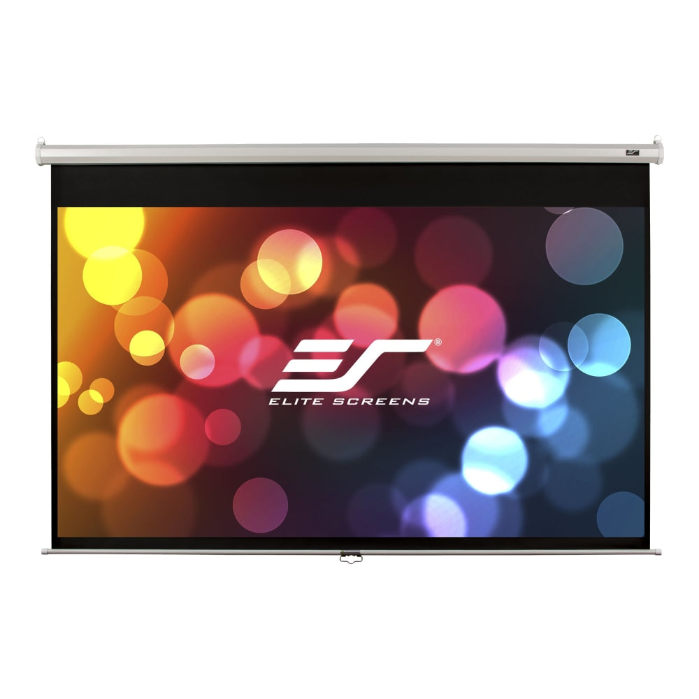 Elite Screens M135XWH2 Manual Pull Down Projector Screen