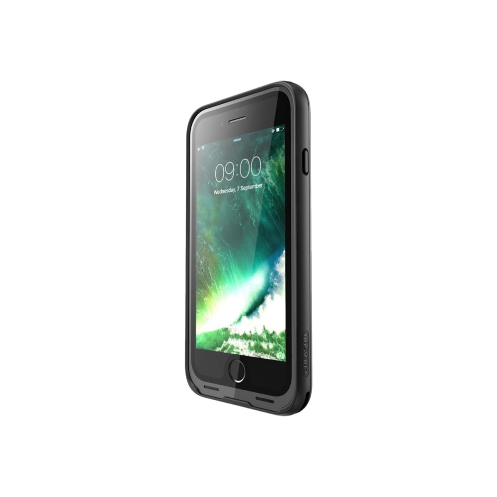 i-Blason Aegis - Protective waterproof case for cell phone - rubber - black