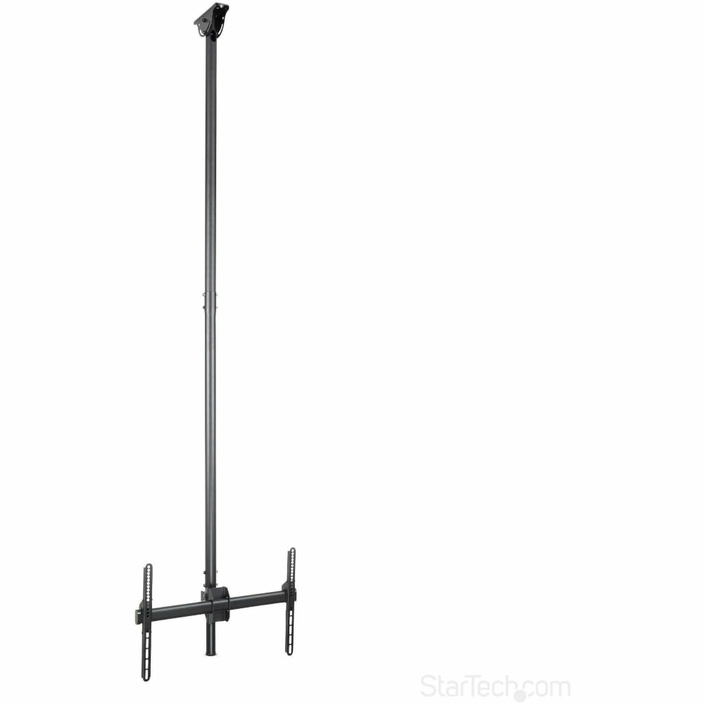 StarTech.com Ceiling TV Mount For 32 to 75in TVs, 8.2ft to 9.8ft Long Pole