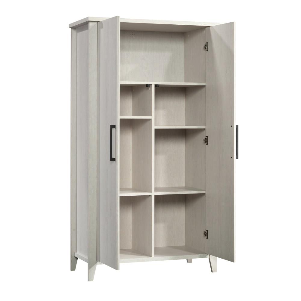 Sauder Summit Station 36inW 2-Door Storage Cabinet, Glacier Oak