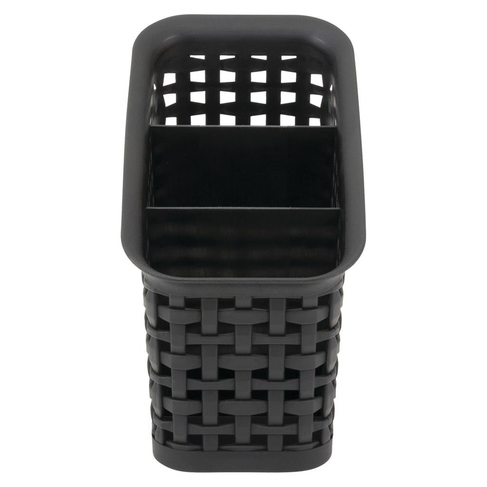 Realspace 3-Tier Weave Bin, Black