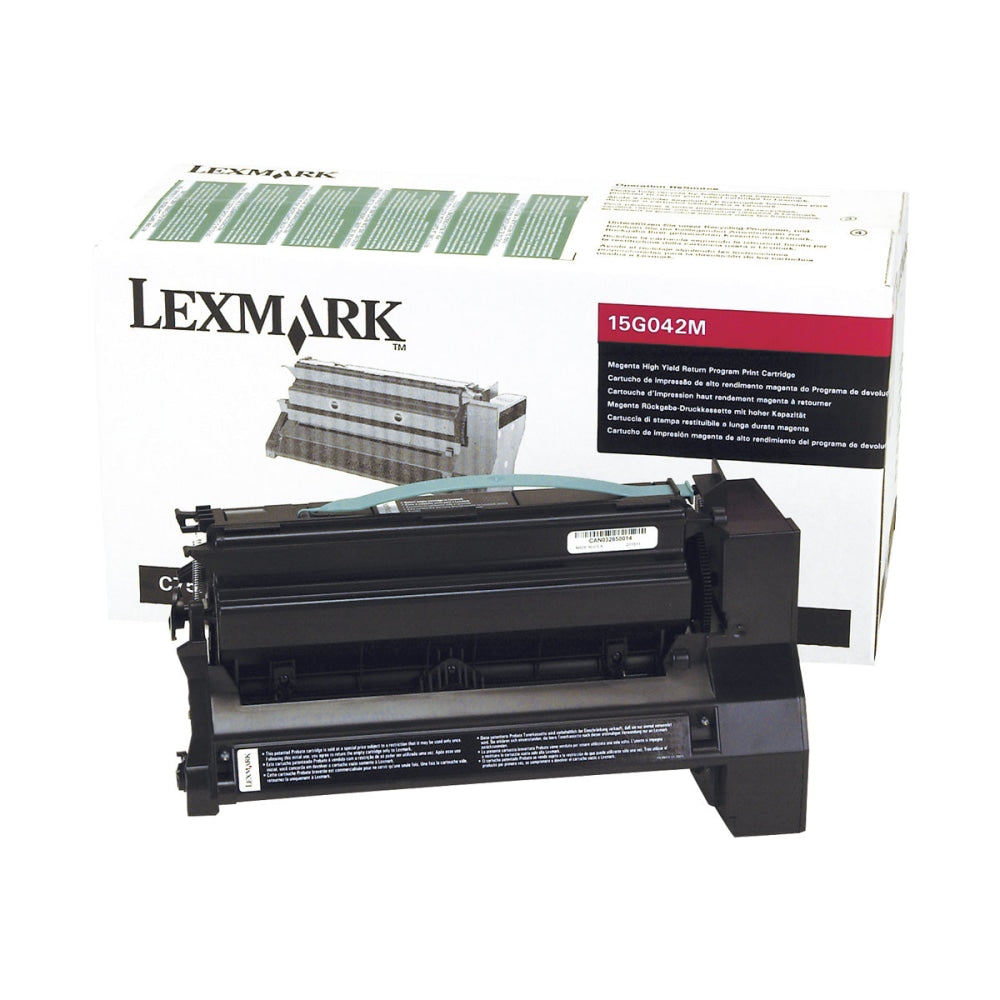 Lexmark 15G042M Magenta High Yield Return Program Toner Cartridge