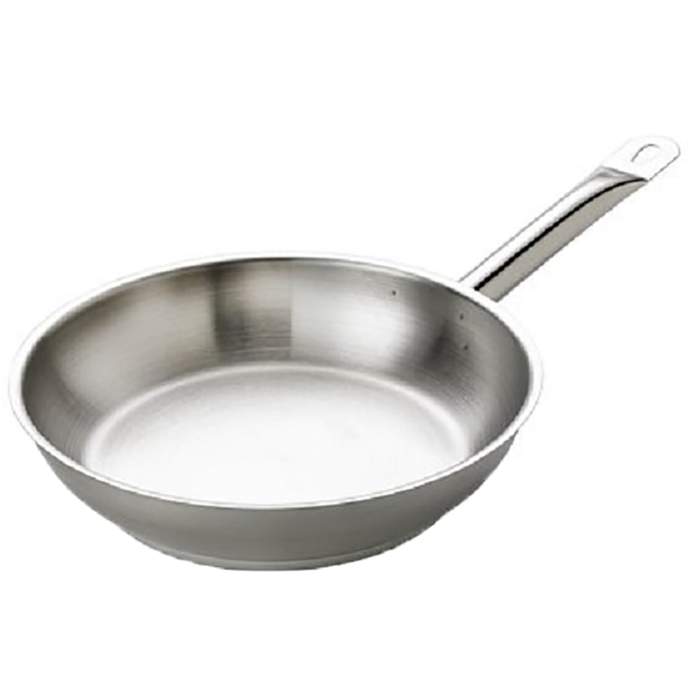 Hoffman Browne Thermalloy Steel Non-Stick Frying Pans, 12-1/2in, Silver, Pack Of 6 Pans