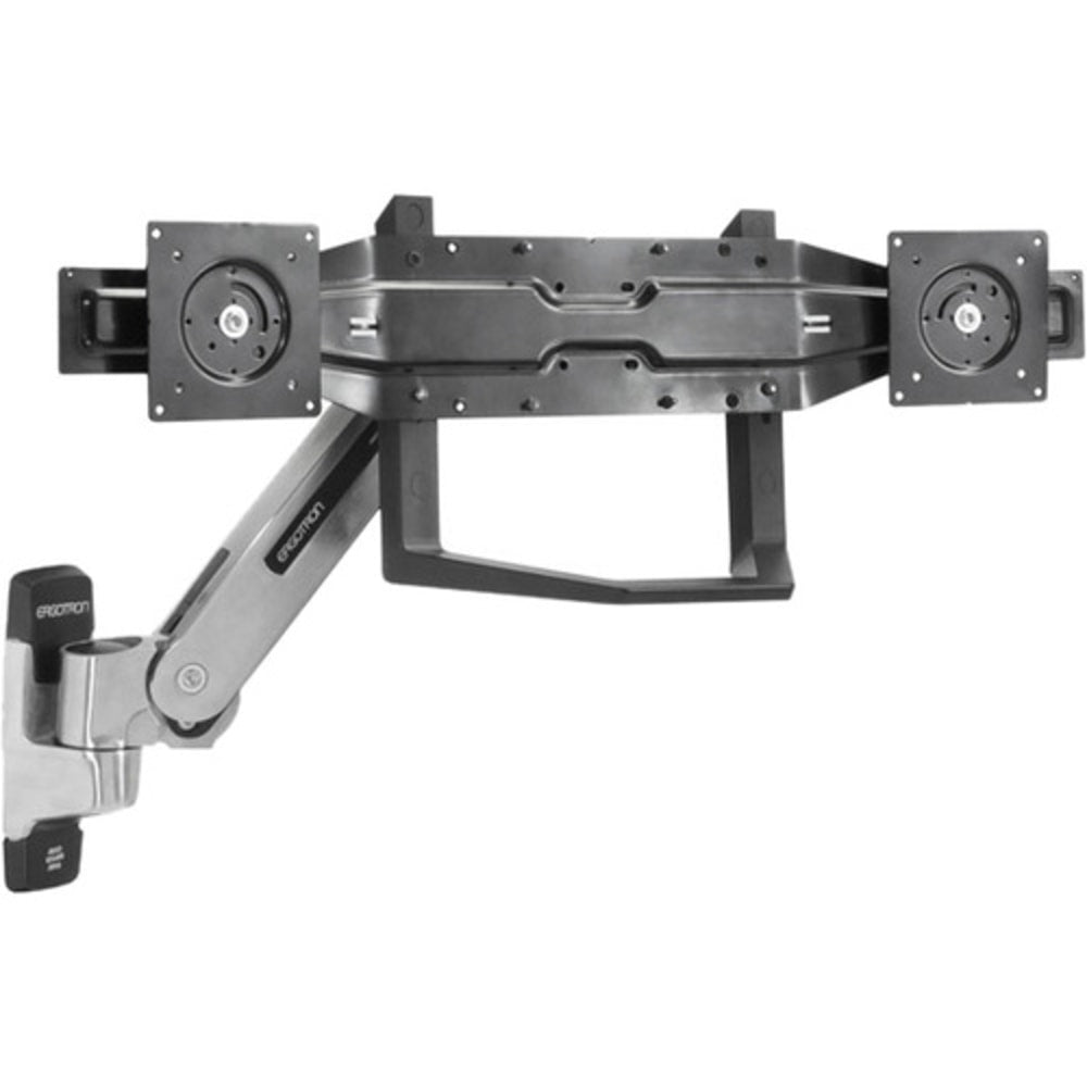 Ergotron - Mounting component (handle, dual monitor mount) - for 2 LCD displays - black - screen size: 22in-26in - for P/N: 45-296-026, 45-304-026