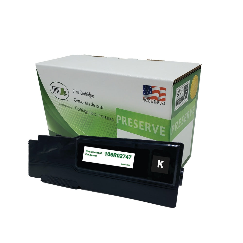 IPW Preserve Remanufactured Black High Yield Toner Cartridge Replacement For Xerox 106R02747, 106R02747-R-O