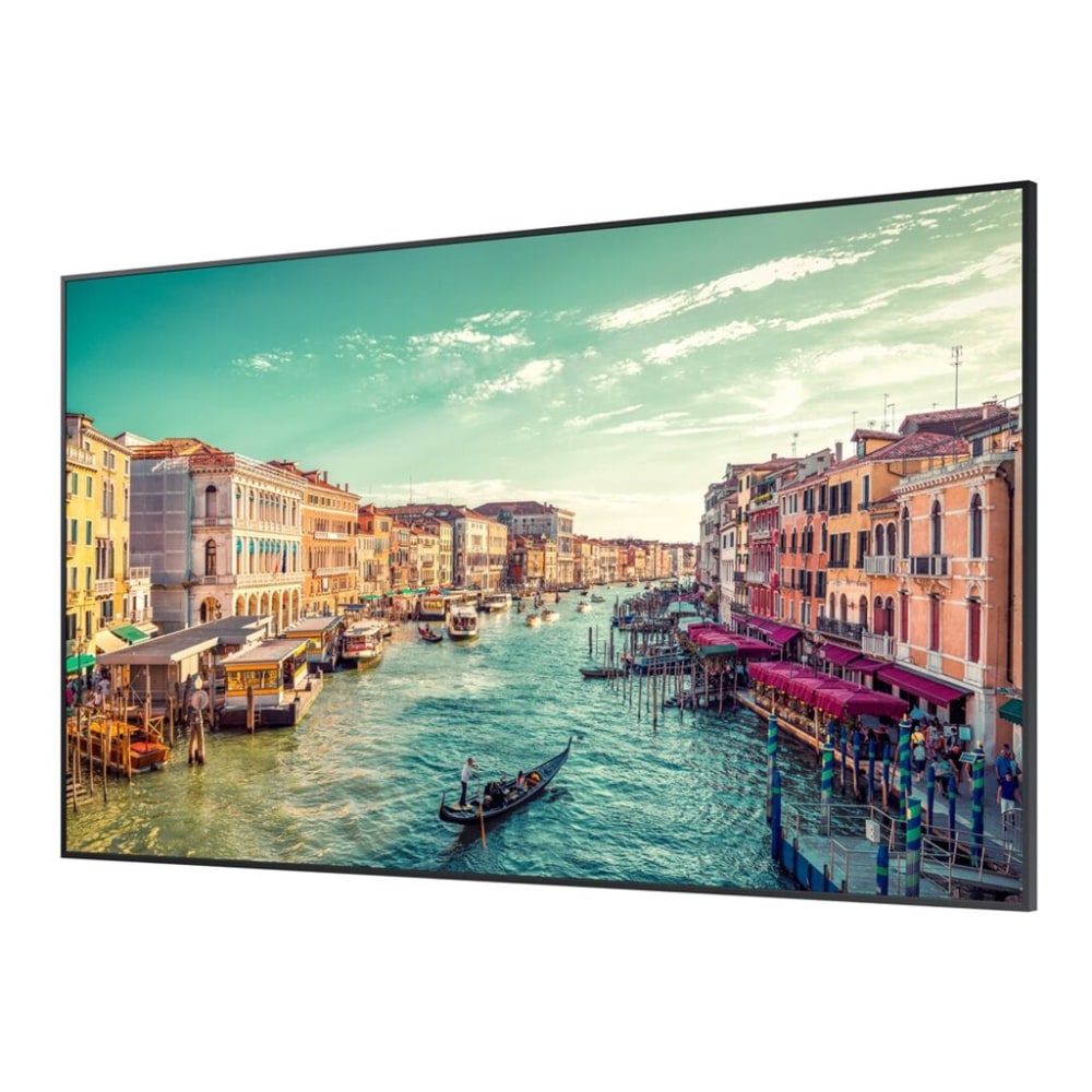 Samsung QB85R-N - 85in Diagonal Class QBR-N Series LED-backlit LCD display - digital signage - 4K UHD (2160p) 3840 x 2160 - HDR - edge-lit