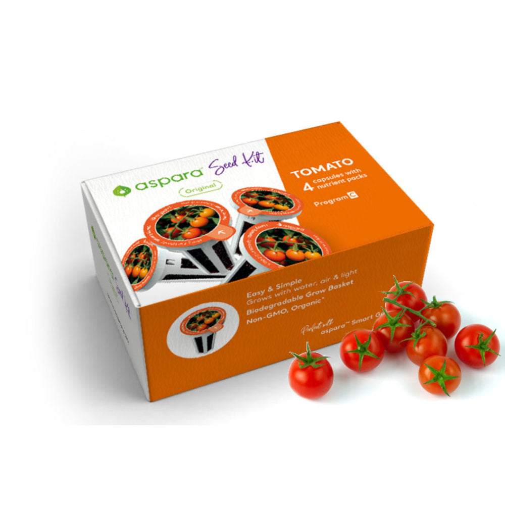 Aspara Cherry Tomato Seed Kit, Kit Of 4 Capsules