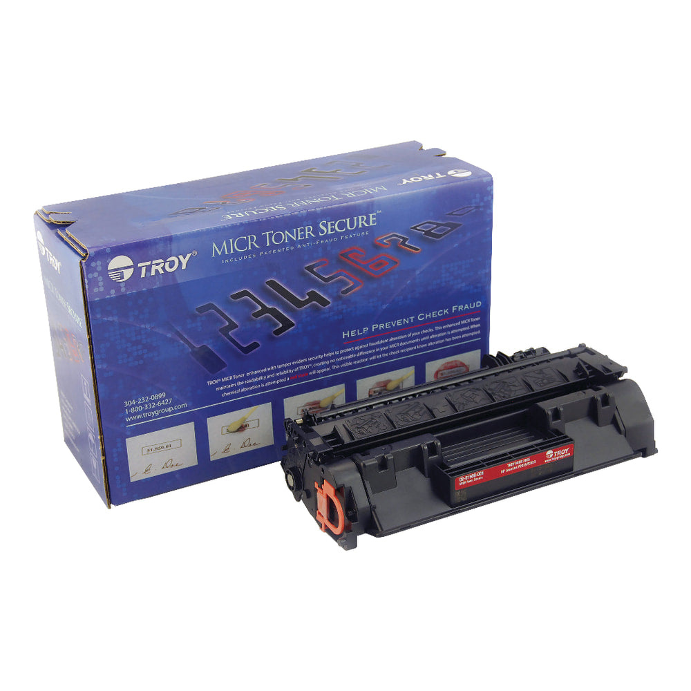 Troy Remanufactured Black Toner Cartridge Replacement For HP 05A, CE505A, TRS0281500001