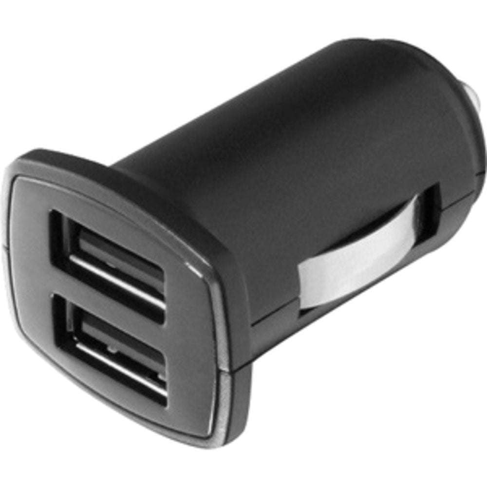 Aluratek Dual USB Auto Charger - 12 V DC Input - 5 V DC/2 A Output