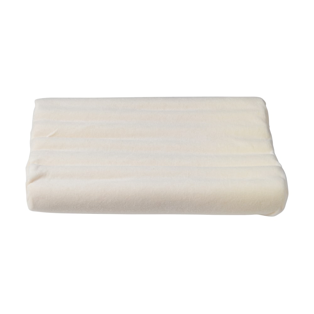 DMI Contour Memory Foam Pillow, 19inH x 12inW x 4 1/2inD, Cream