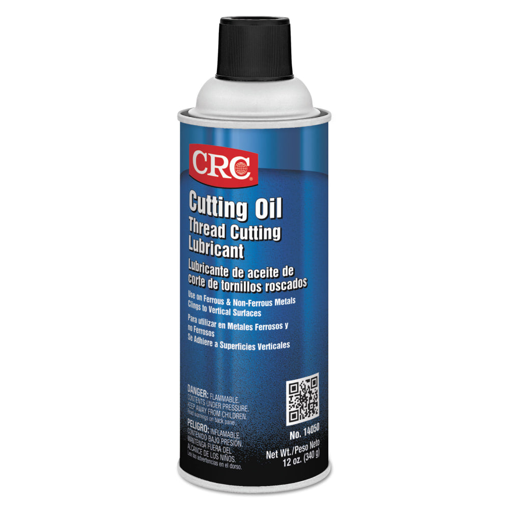 CRC Cutting Oil, 16 Oz Aerosol Cans, Pack Of 12 Cans