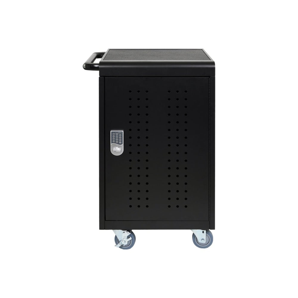 Luxor LLTM30-B 30-Tablet Charging Cart, 36 3/4inH x 26inW x 20 1/4inD, Black