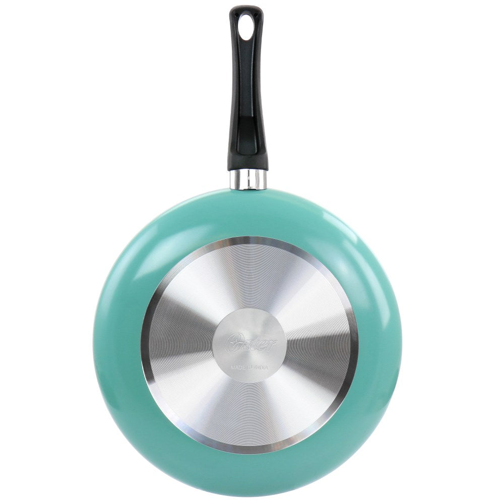 Oster Luneta Non-Stick Aluminum Frying Pan, 11-1/2in, Teal