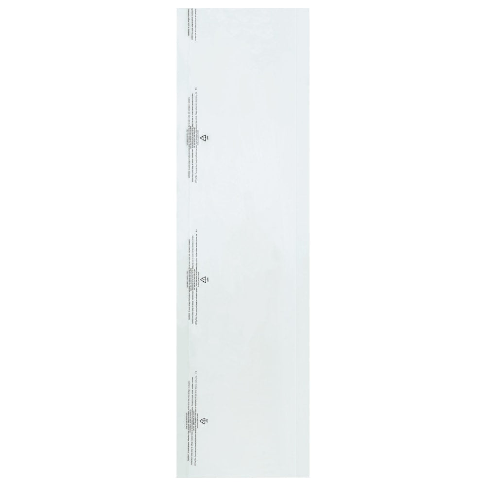 Partners Brand Garment Bags, 21inH x 4inW x 72inD, Clear, Roll Of 270