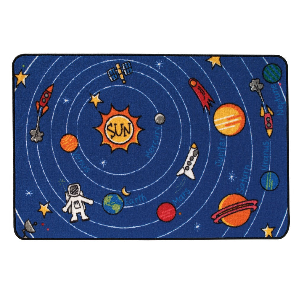 Carpets for Kids KID$Value Rugs Spaced Out Rug, 3ft x 4 1/2ft , Blue