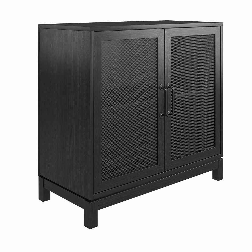 Ameriwood Home Mr. Kate Tess 34inW Accent Cabinet, Black Oak