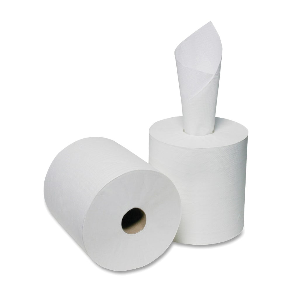 SKILCRAFT Center-Pull 2-Ply Paper Towels, 100% Recycled, 600ft Per Roll, Pack Of 6 Rolls