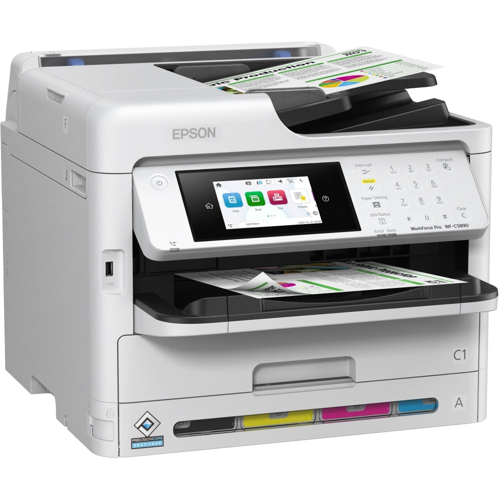 Epson WorkForce Pro WF-C5890 Wireless All-In-One Color Inkjet Printer