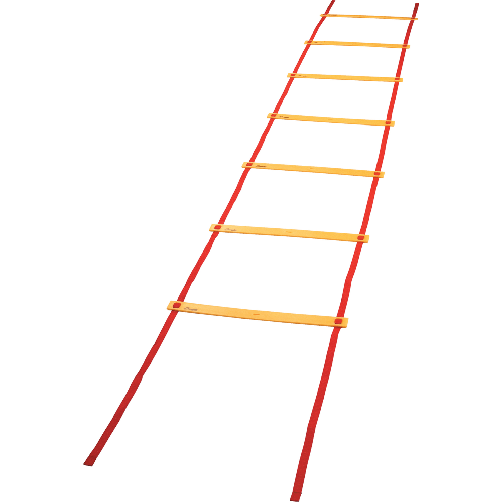 Champion Sports Economy Agility Ladder, 240inH x 20inW x 2inD, Red/Yellow