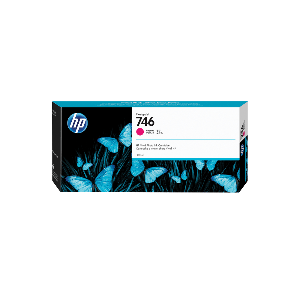 HP 746 Magenta Ink Cartridge, P2V78A