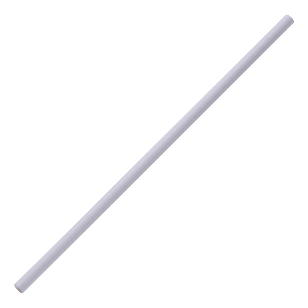 Genuine Joe Unwrapped Paper Straw - 500 Straws per Box