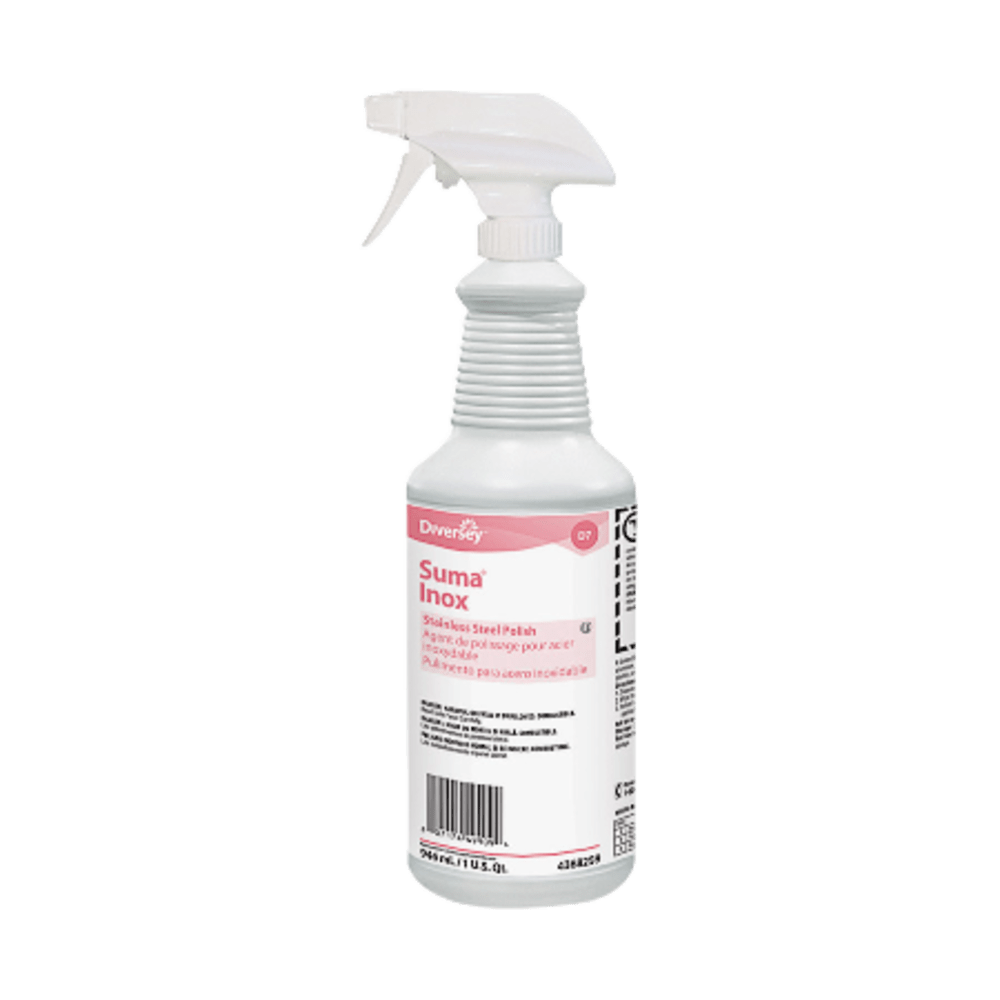 JohnsonDiversey Suma Inox Stainless Steel Polish, 32 Oz Bottle