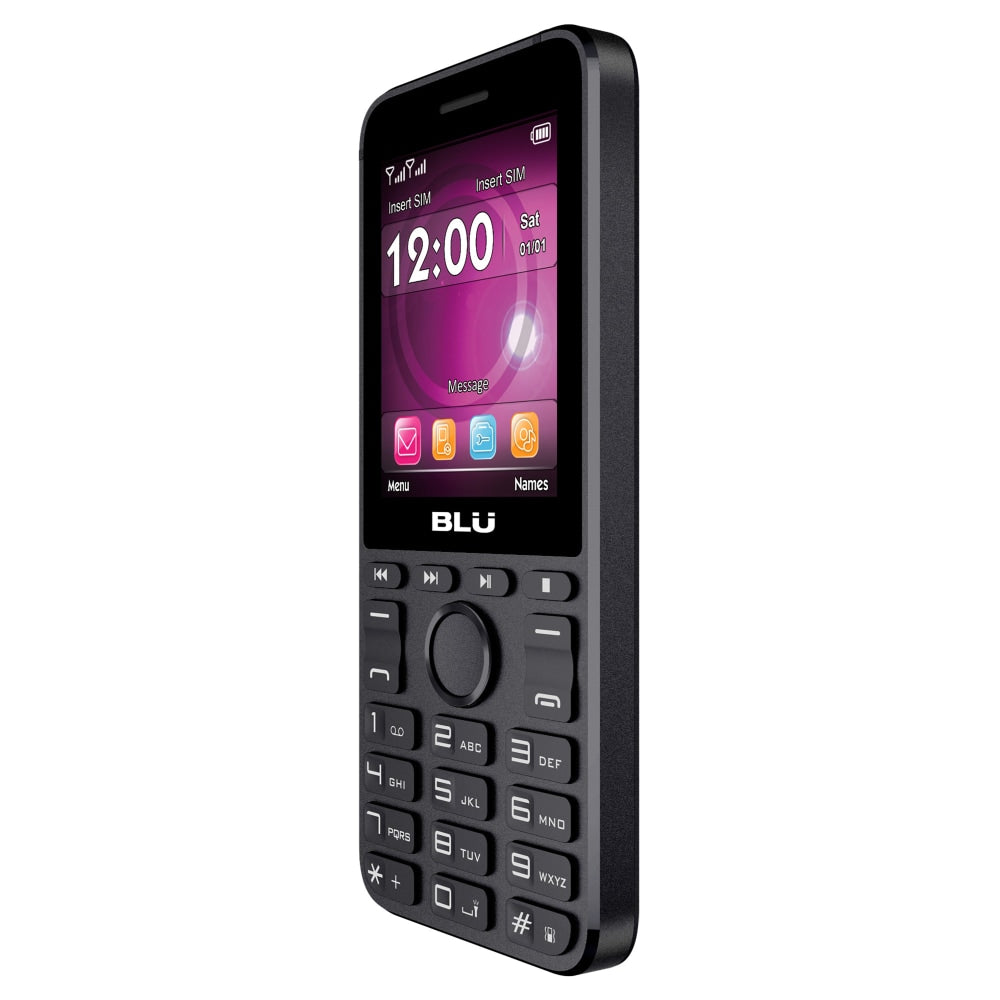 BLU Tank 4 T510 Cell Phone, Black