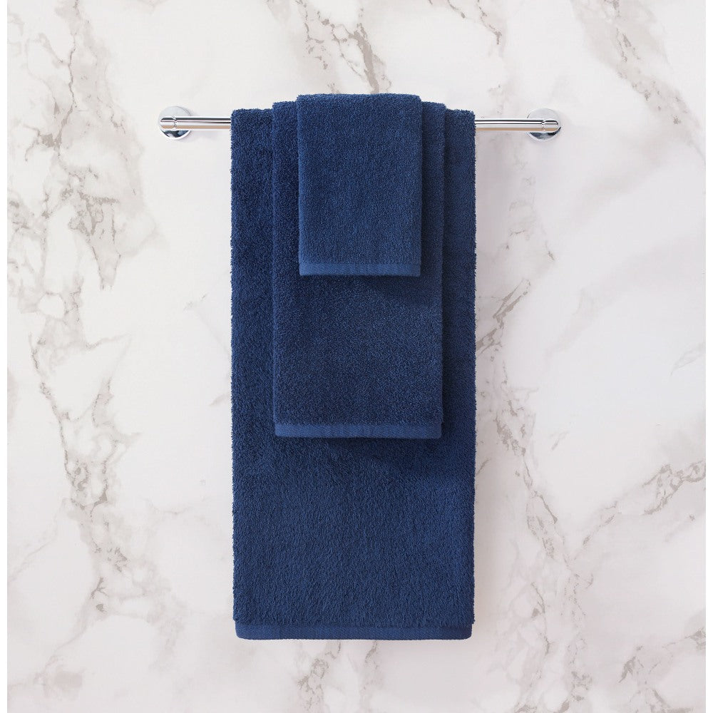 1888 Mills Millennium Hand Towels, 16in x 28in, Navy, Set Of 72 Towels