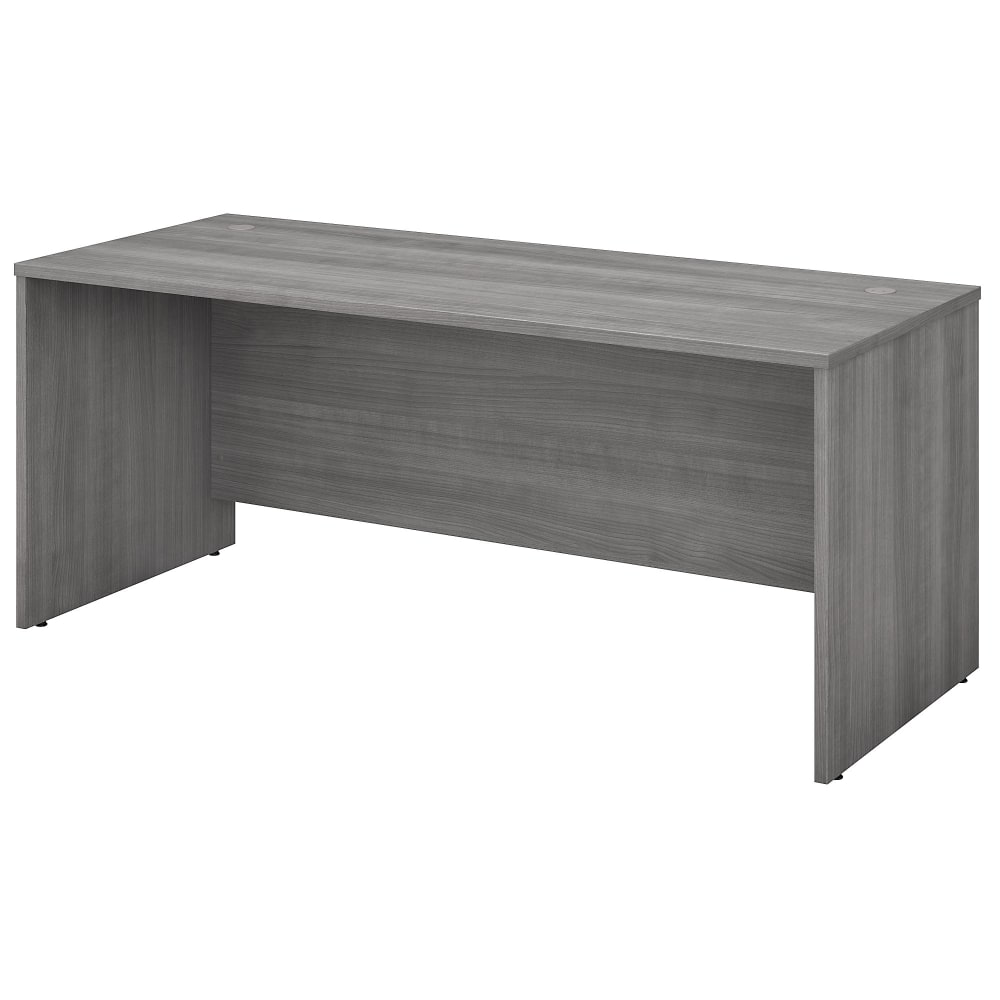 Bush Business Furniture Studio C Office 72inW Computer Desk, Platinum Gray, Standard Delivery