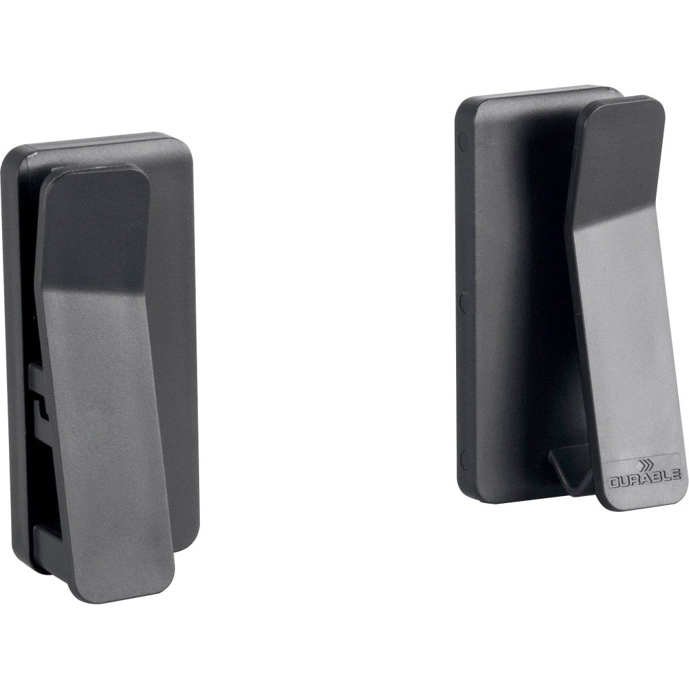 DURABLE VISIOCLIP Wall Mount for Tablet, Smartphone - Charcoal Gray - 2.20 lb Load Capacity - 1 Each