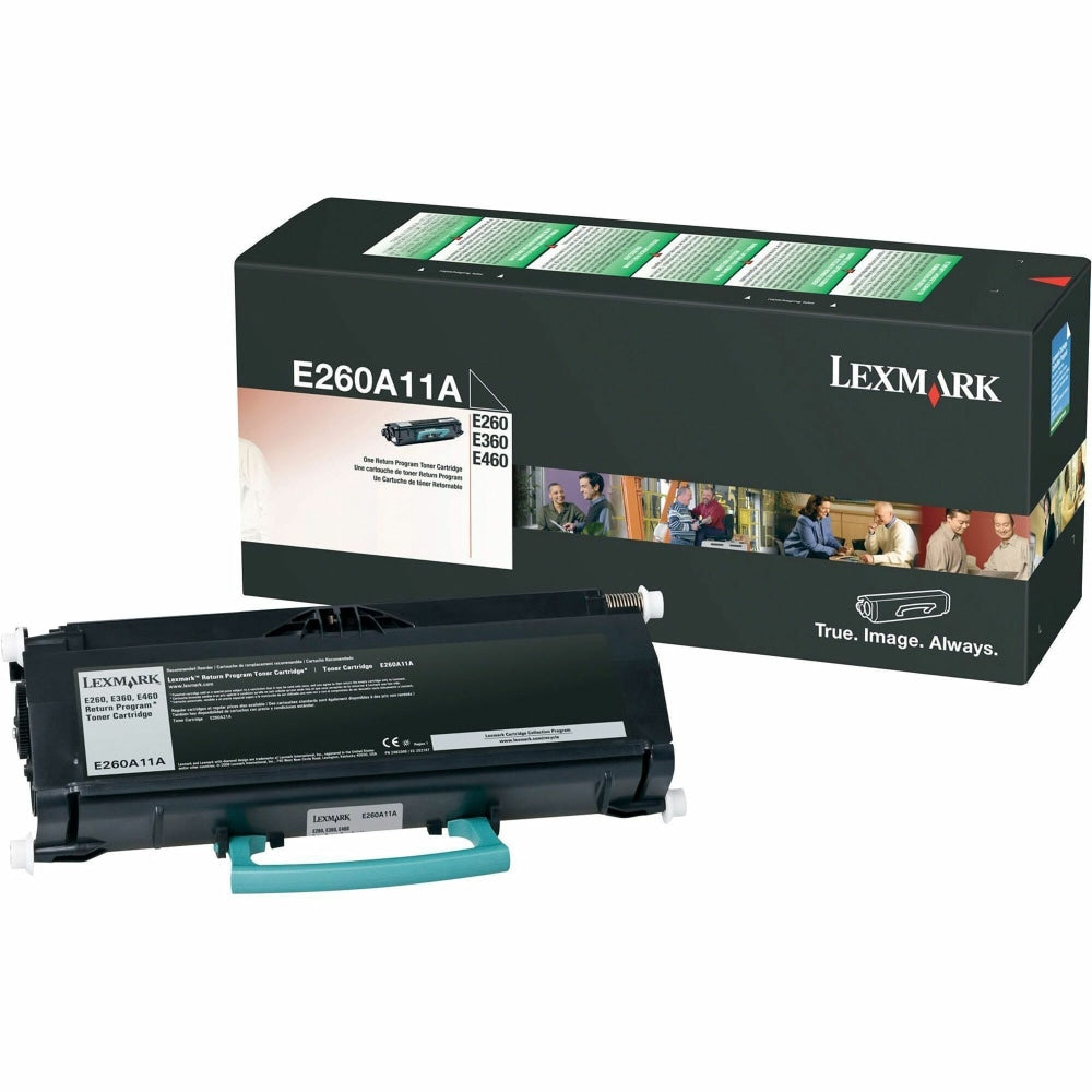 Lexmark E260A11A Black Return Program Toner Cartridge