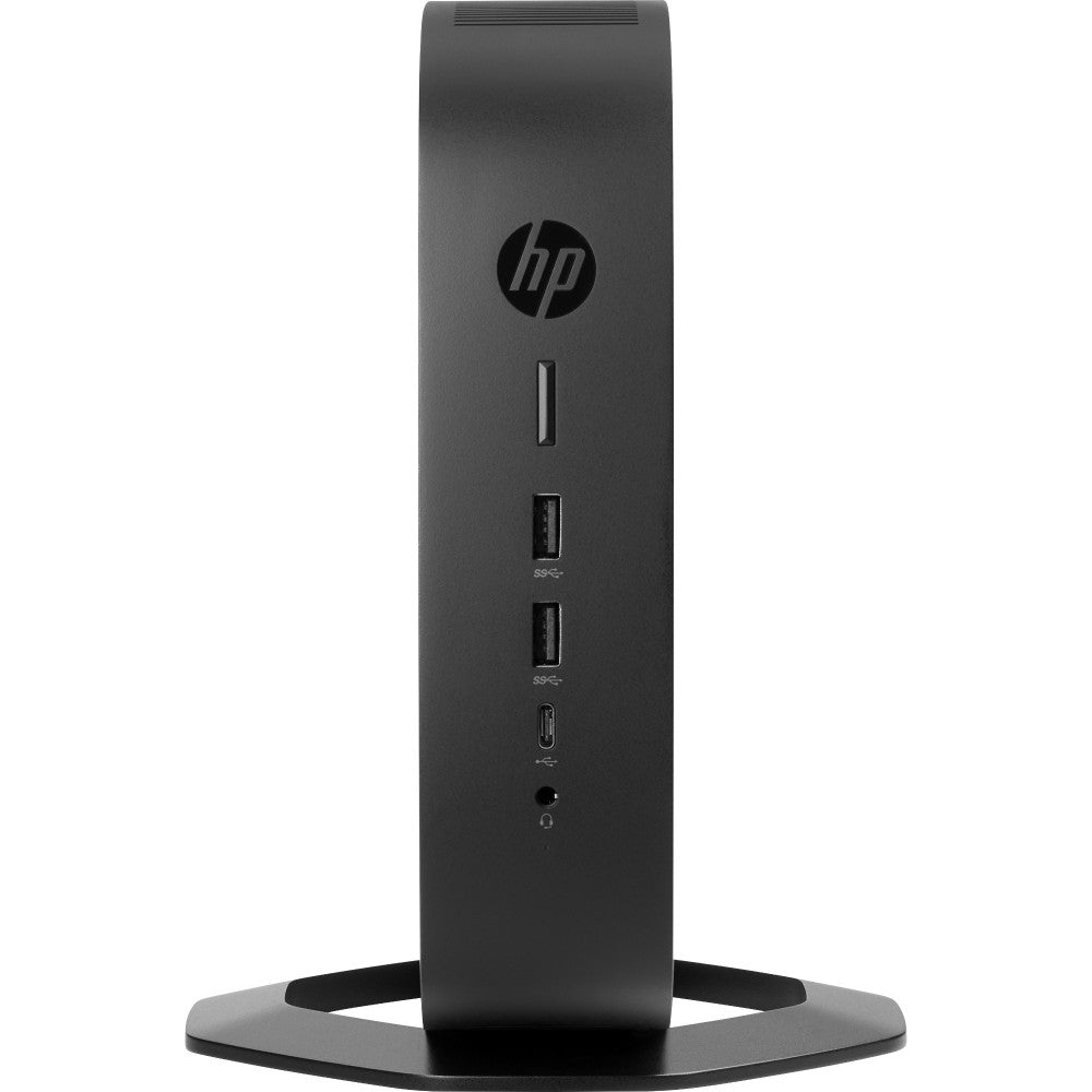 HP t640 Thin Client Desktop PC, AMD Ryzen R1505G, 8GB Memory, 64GB Flash Memory, Windows 10 IoT Enterprise