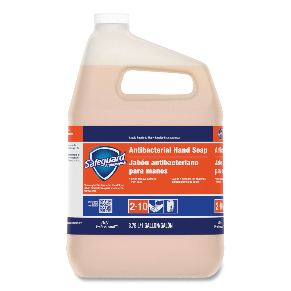 Safeguard Liquid Hand Soap, Clean Scent, 128 Oz, Carton Of 2 Bottles