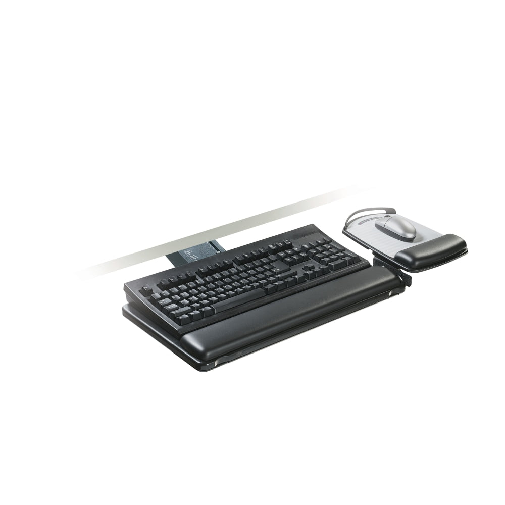 3M AKT170LE Adjustable Keyboard Tray - 23in Height x 26.5in Width x 8in Depth - 1