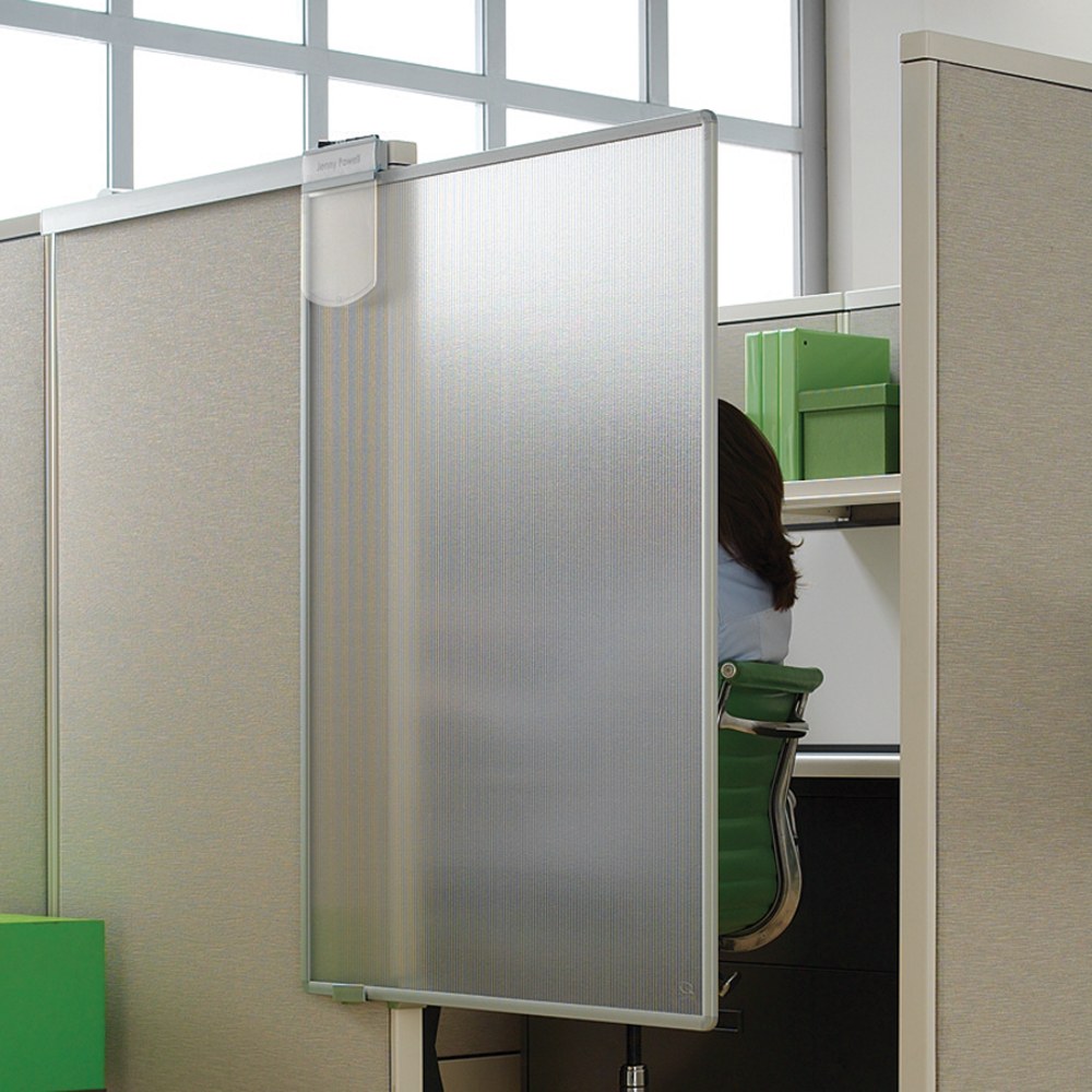 Quartet Workstation Privacy Screen, Transparent