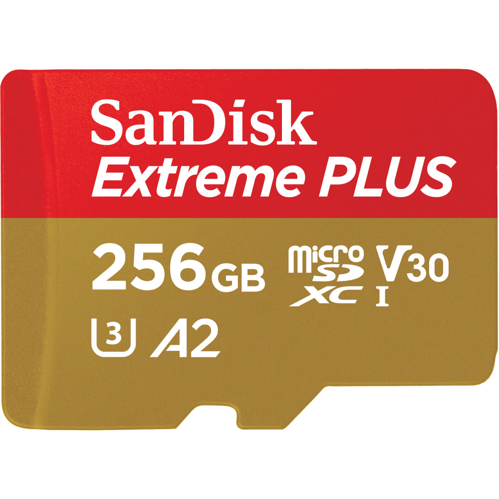 SanDisk Extreme PLUS microSDXC UHS-I card, 256GB