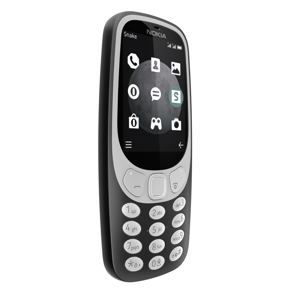 Nokia 3310 TA-1036 Cell Phone, Charcoal