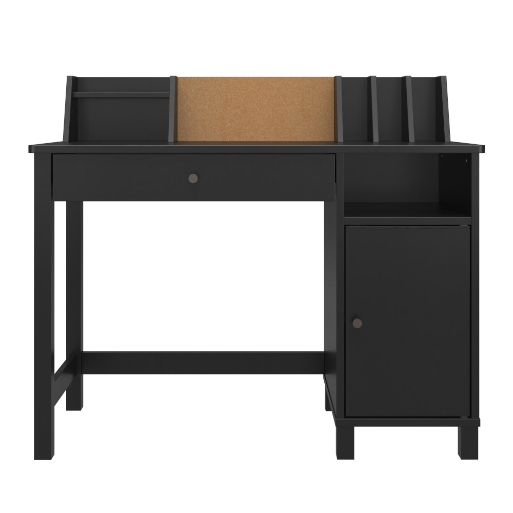 Ameriwood Home Abigail 36inW Kids Computer Desk With Chair, Black