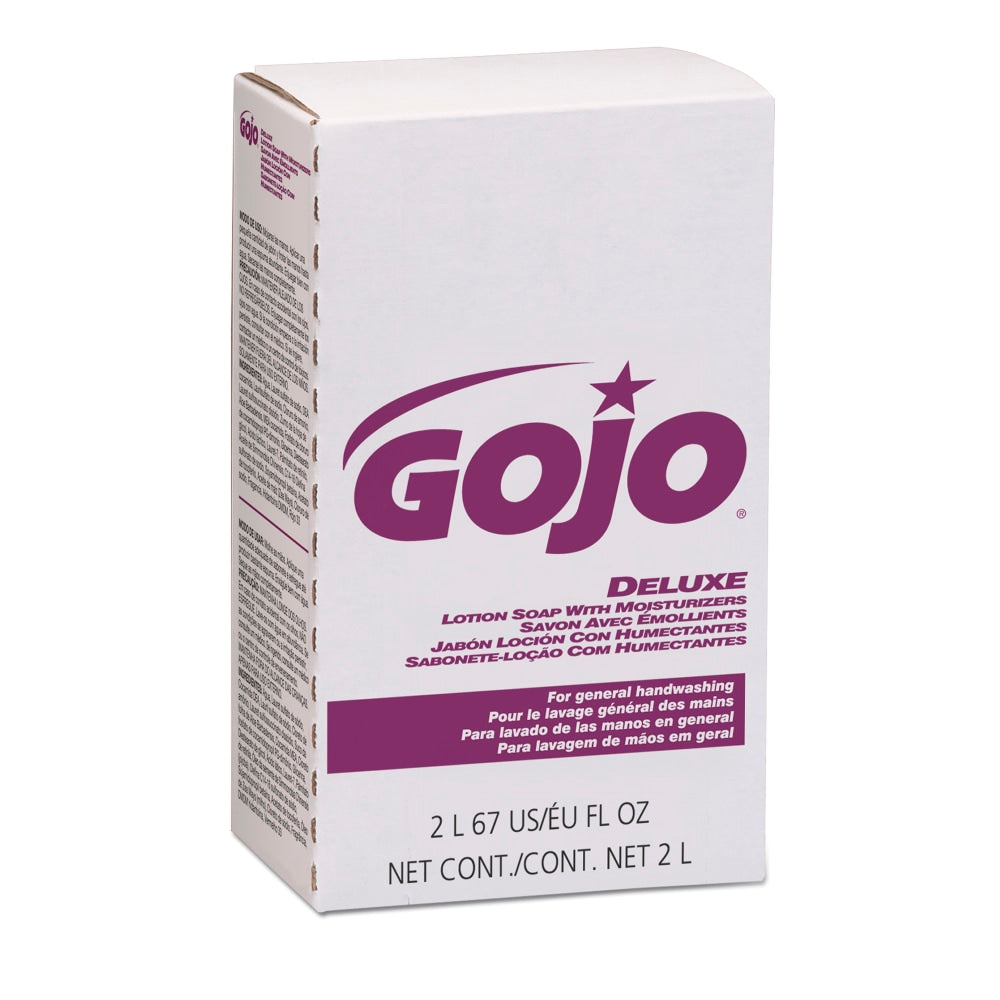 GOJO NXT Lotion Hand Soap, Light Floral Scent, 67.62 Oz, Case Of 4 Refills