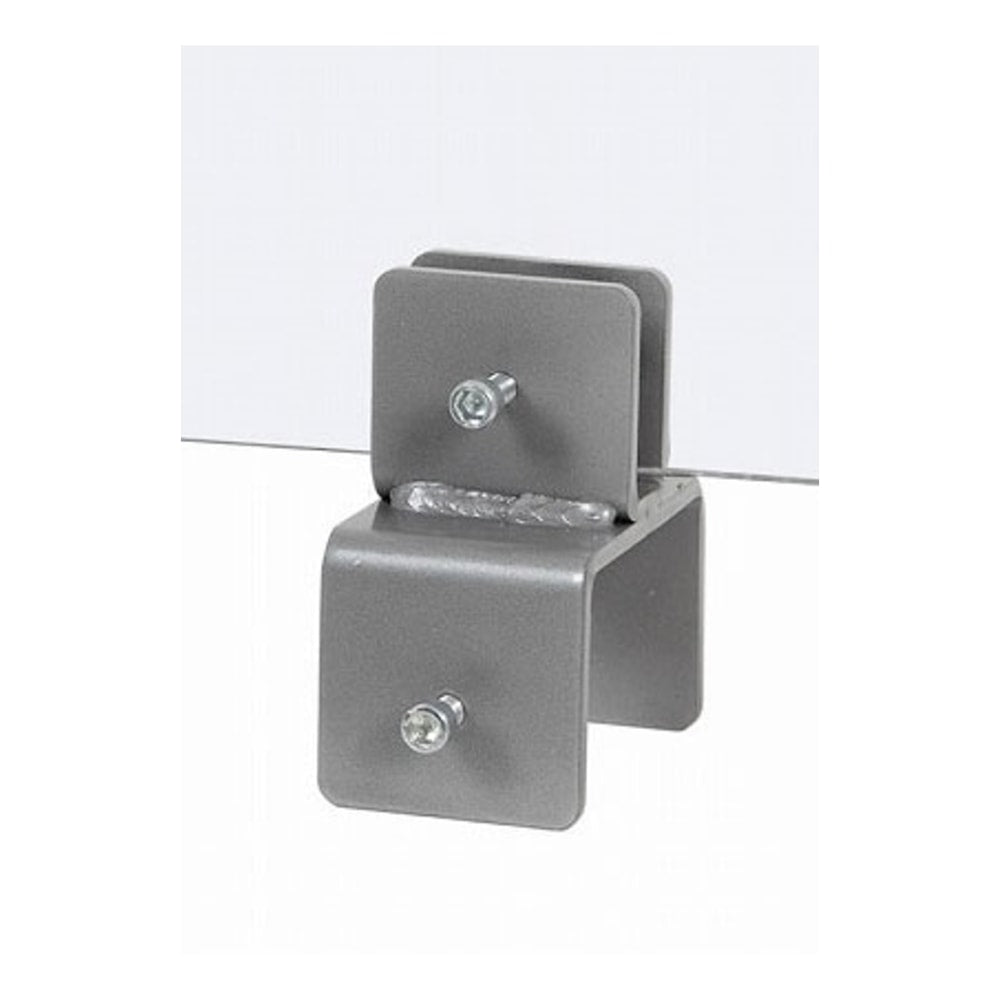 Boss Office Products Plexiglas Panel Cubical Clamps, 5-5/8in x 2-1/4in, Set Of 2 Clamps