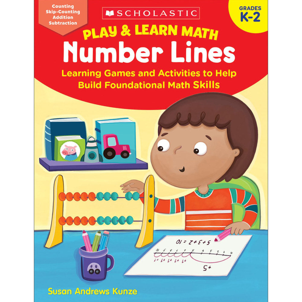 Scholastic Teacher Resources Play & Learn Math Reproducible Workbooks, Grade 2 To 4 Bundle