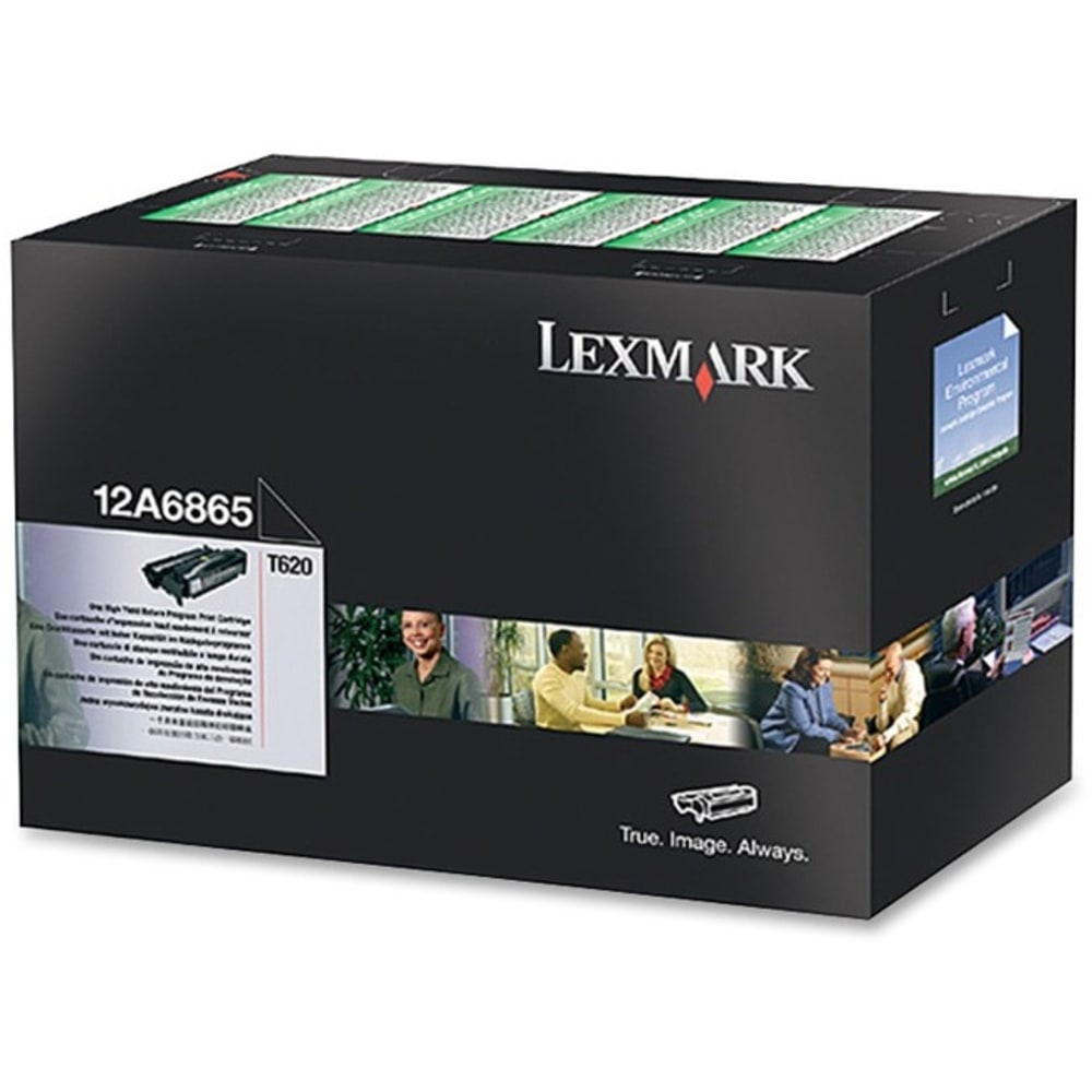 Lexmark 12A6865 Black High Yield Return Program Toner Cartridge