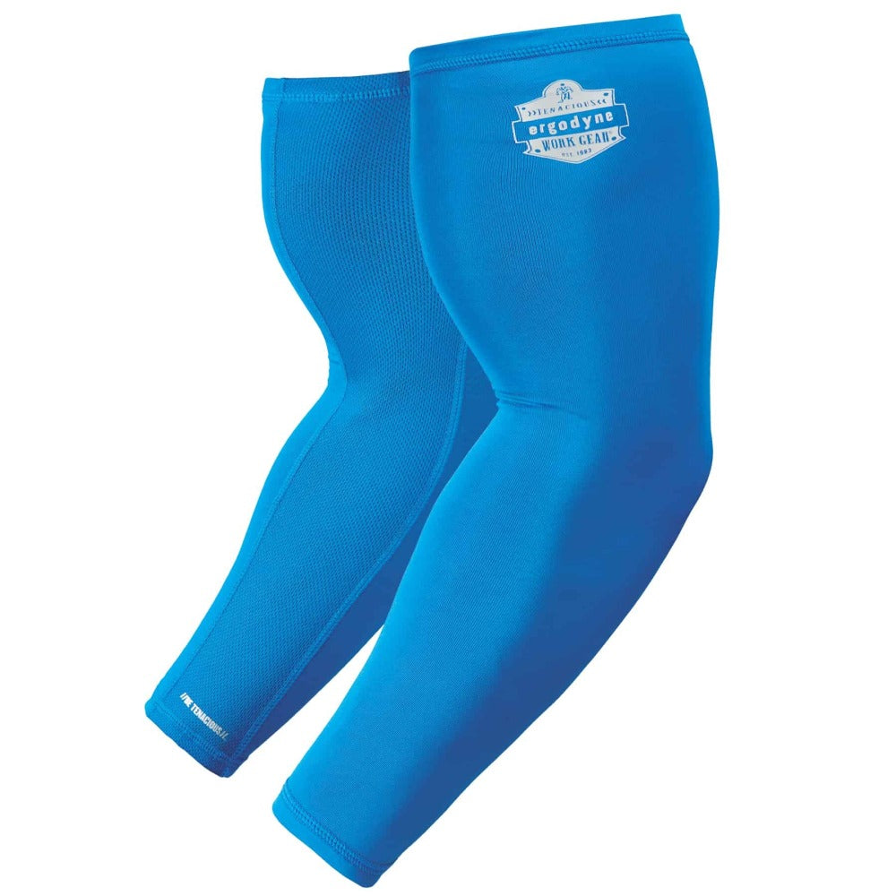 Ergodyne Chill-Its 6690 Cooling Arm Sleeve, Medium, Blue