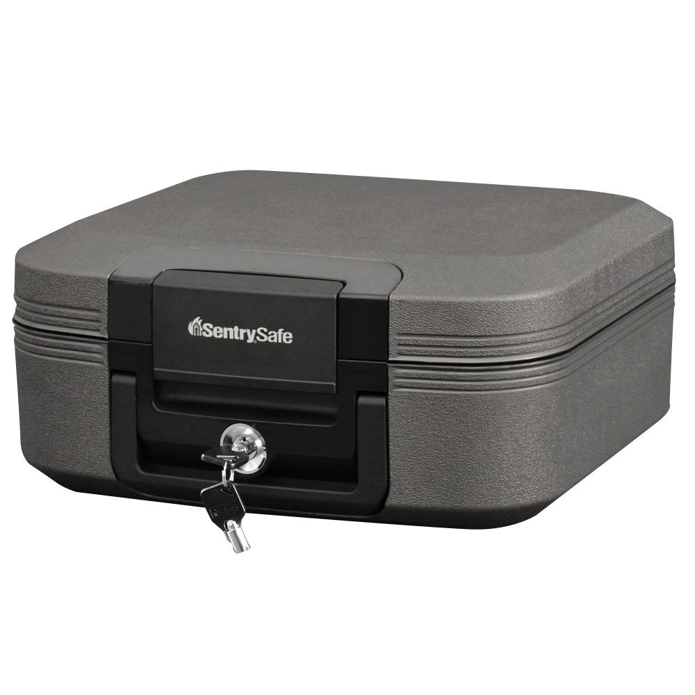 SentrySafe Fire/Waterproof Chest, 0.28 Cu Ft, Gray