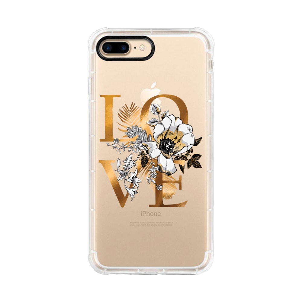 OTM Essentials Tough Edge Case For iPhone 7+/8+, Gold Foil, OP-RP-Z130A