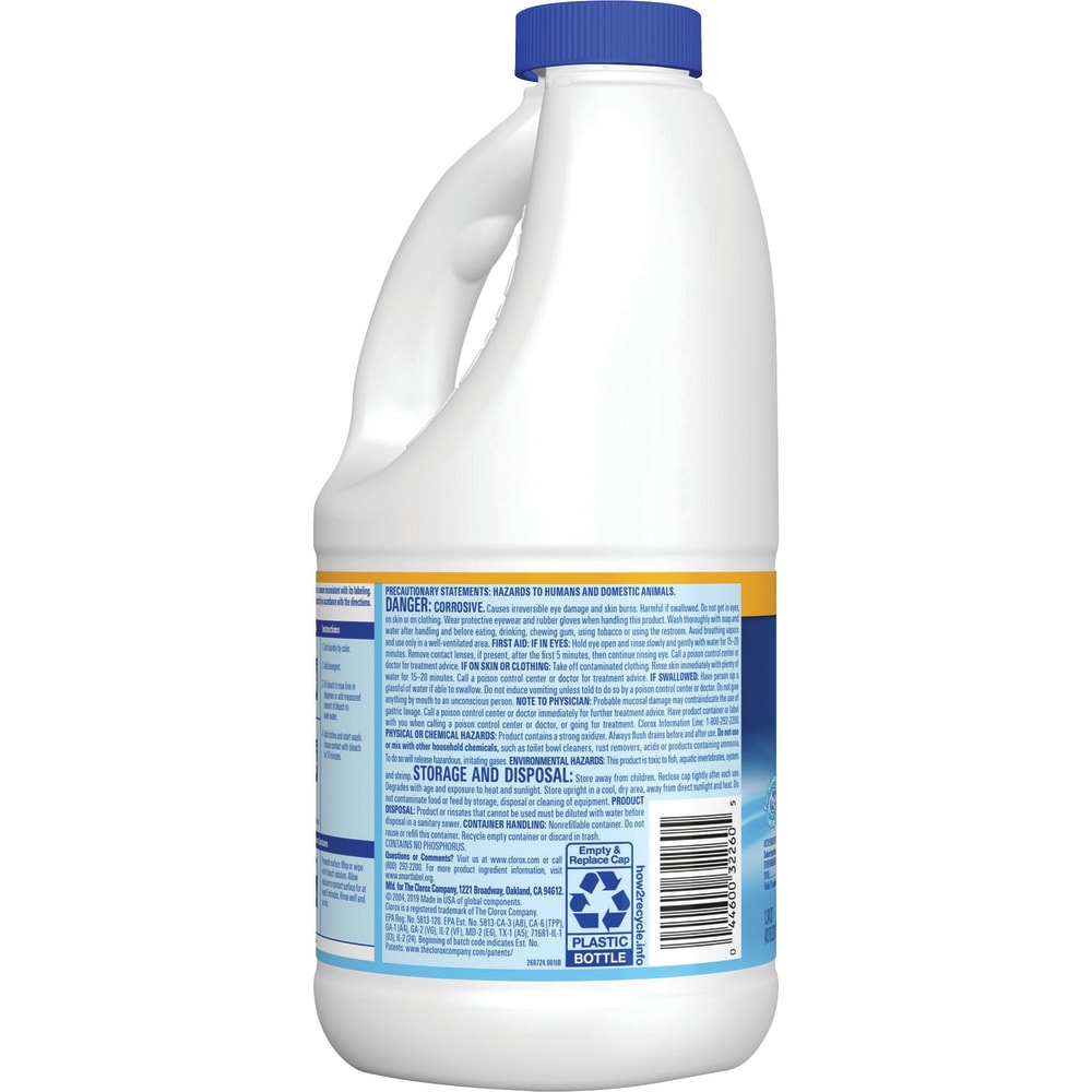 Clorox Disinfecting Concentrate Liquid Bleach, 42 Fl Oz, Clear