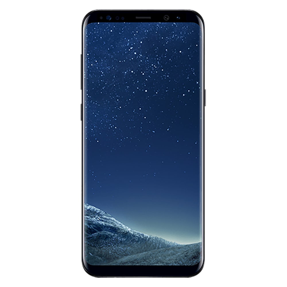 Samsung Galaxy S8+ G955F Cell Phone, Midnight Black, PSN100984