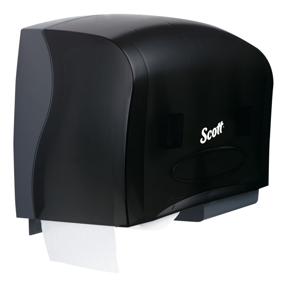 Kimberly Clark IN-SIGHT Coreless Twin Jumbo-Roll Tissue Dispenser, Smoke/Gray