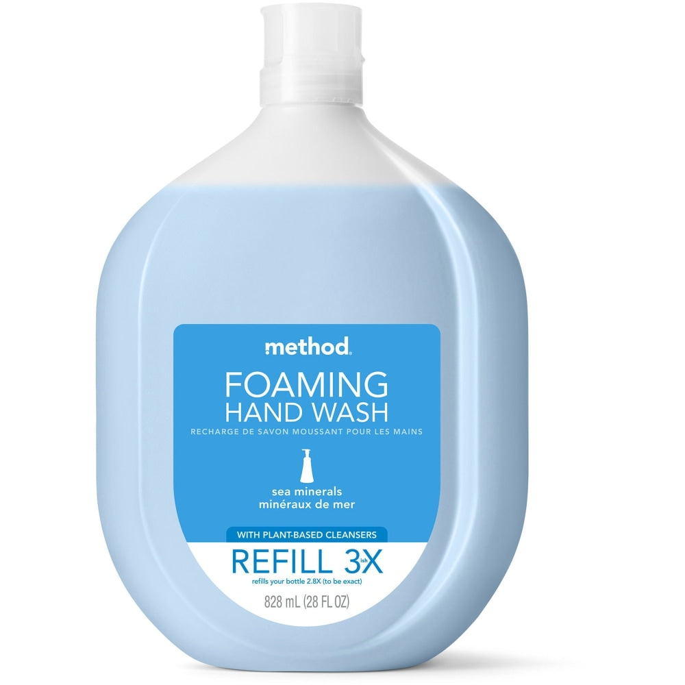 Method Foam Hand Wash Soap, Sea Minerals Scent, 28 Oz Bottle