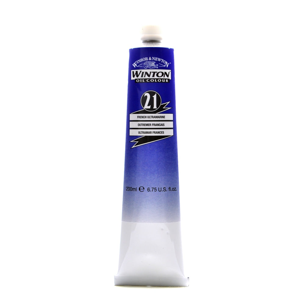 Winsor & Newton Winton Oil Colors, 200 mL, French Ultramarine, 21